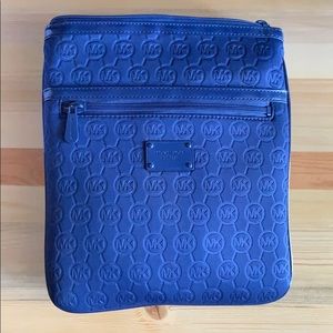 Michael Kors Neoprene Crossbody Bag In Navy